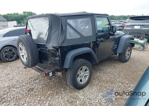 2010 Jeep Wrangler Sport из США, поврежденный, VIN 1J4AA2D17AL169622